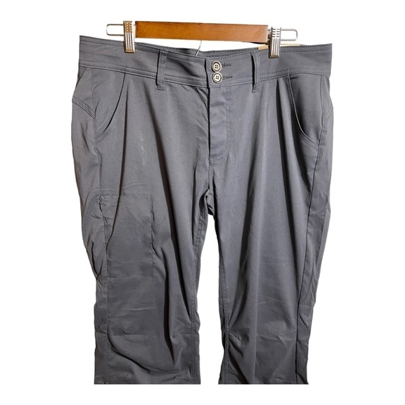 Prana Halle Hiking Convertible Pant in Coal Gray (Short Inseam) Size 12 NWT - Picture 6 of 13